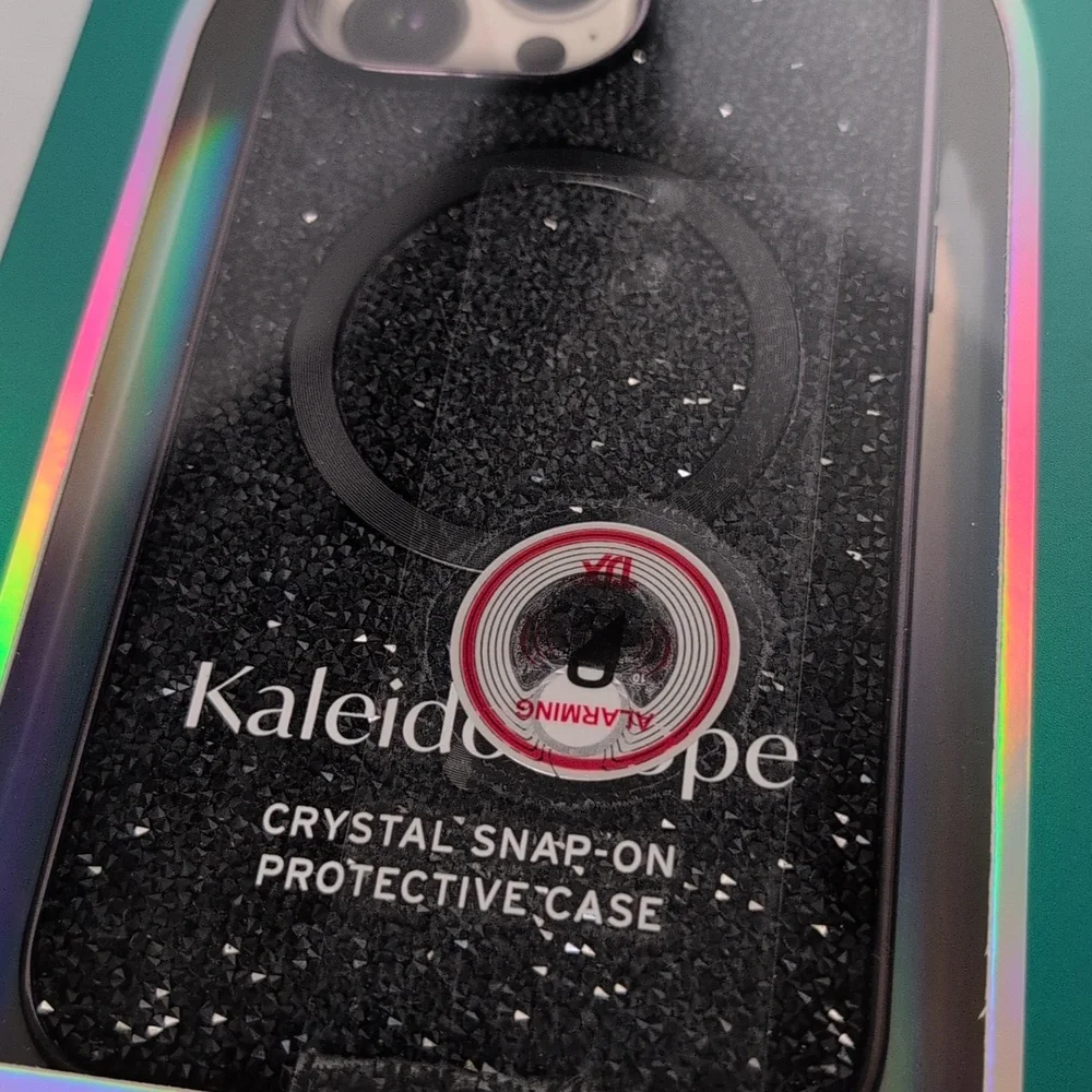 Pink Sky Kaleidoscope Crystal Snap-On iPhone 16 Pro Max Case